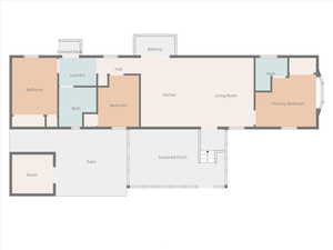View of floor plan / room layout