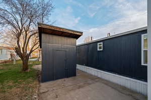 View of outdoor structure