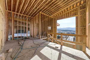 View of staircase going to lower level