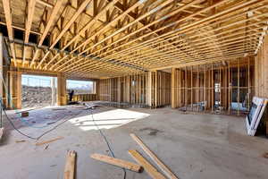 Lower level living area