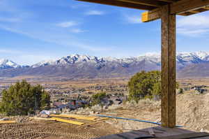 View of mountain backdrop