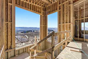 View of staircase windows