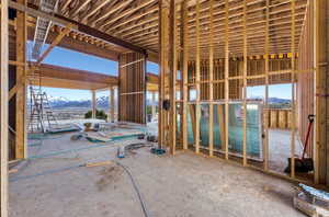 View from office towards main living area