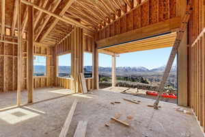 Primary suite featuring double sided fireplace