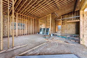 View of kitchen area