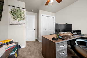 Home office or bedroom.