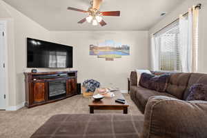 Family Room boasts of large windows and lots of natural light.