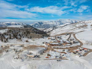 View of mountain background