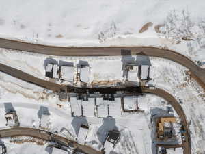 Aerial view of property's location