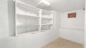 View of storage room