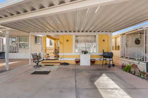 View of patio / terrace featuring area for grilling