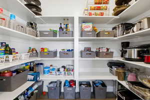 View of storage area