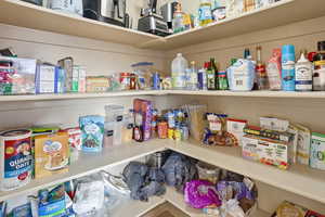 View of storage area