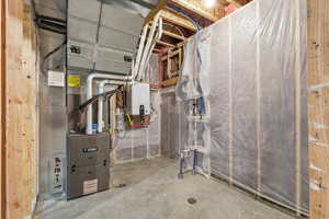 Utilities with water heater