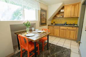 Unit #2 Kitchen and Dining Area