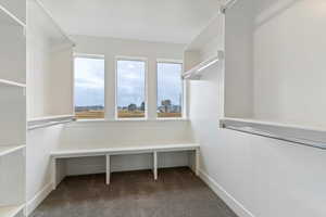 Upstairs bedroom closet