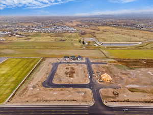 Aerial view of property's location