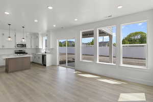 Great room and Kitchen from Hallway