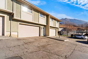 Garage is fully equipped with both heat and A/C—ideal for fitness room or a workshop.