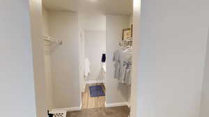 View of spacious closet