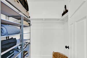 View of spacious closet