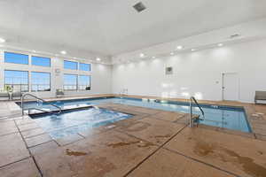 View of indoor community pool