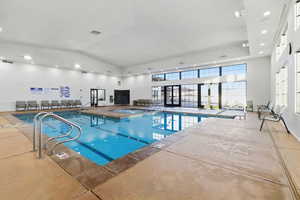 View of indoor community pool