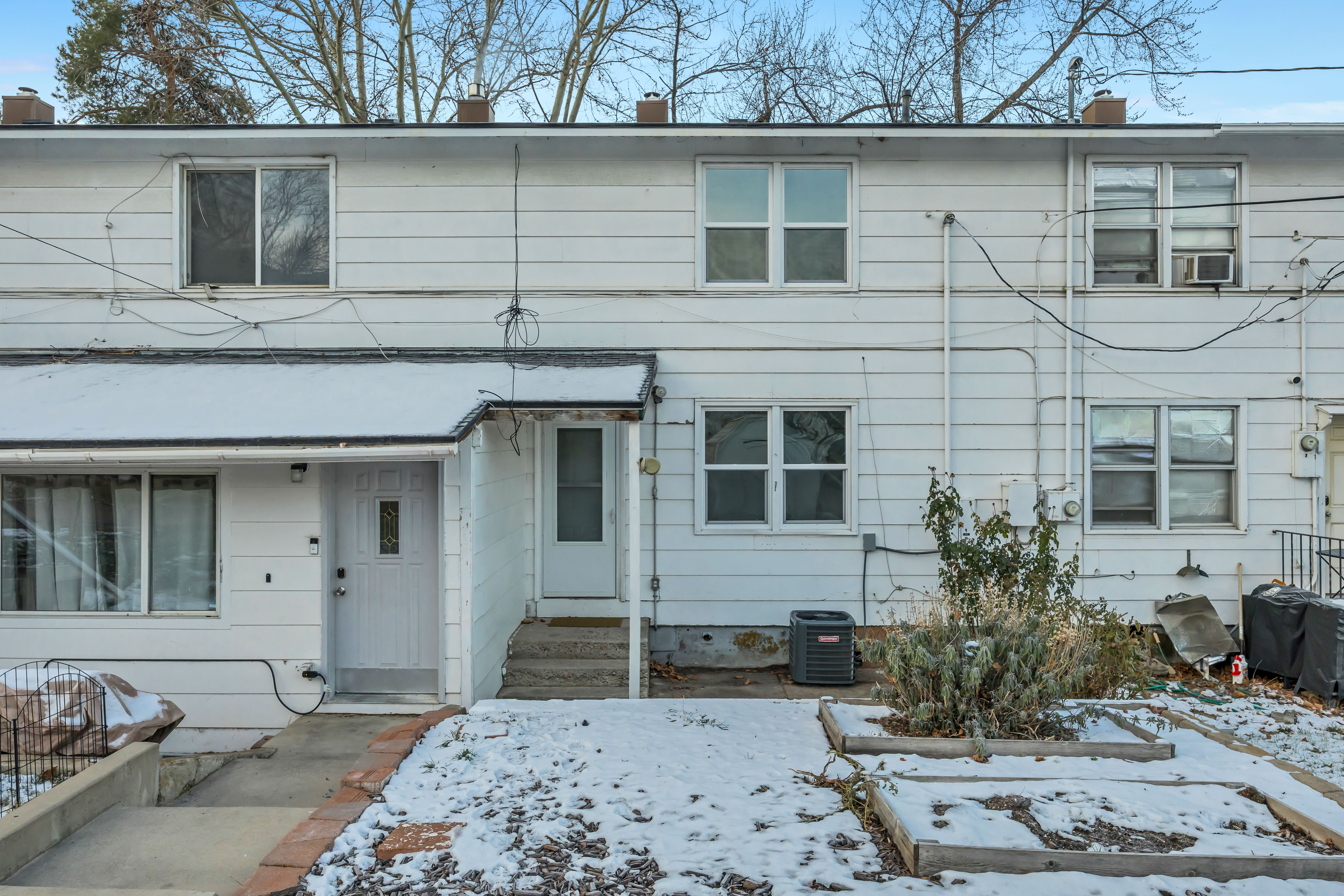 View of front of home featuring entry steps