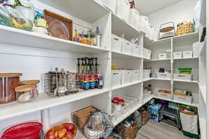 View of storage area