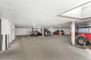 View of parking garage