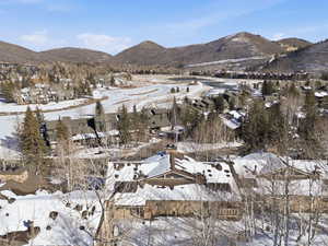 View of mountain background