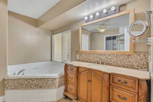 Primary Bathroom with jetted tub