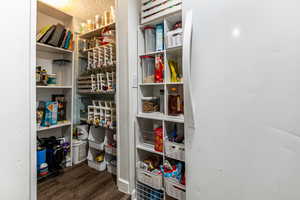 View of storage area