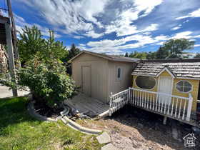 View of outdoor structure