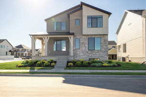 Representation of Landscaping, not yet installed.