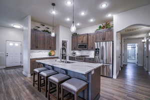 Custom designed Kitchen with upgraded appliances