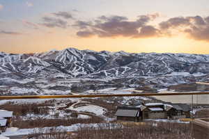 View of mountain backdrop