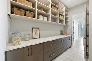 View of storage area