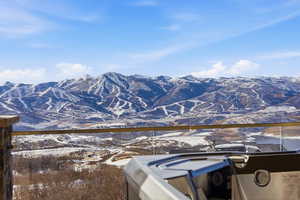 View of mountain background