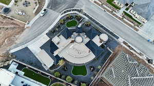 Aerial view of property and surrounding area