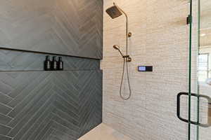 Full bath with a stall shower
