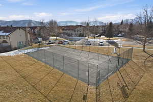 View of community with a mountain view and a residential view
