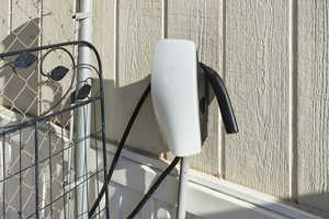 Detailed view of car charger