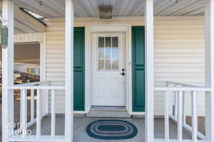 Entrance to property