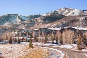 View of mountain background