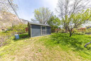 Shed for storage