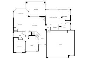 View of floor plan / room layout