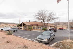 View of uncovered parking lot