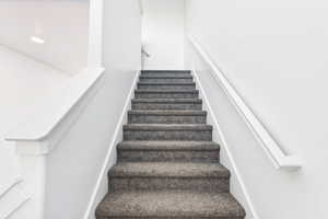 View of stairs