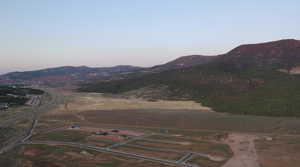 View of mountain background